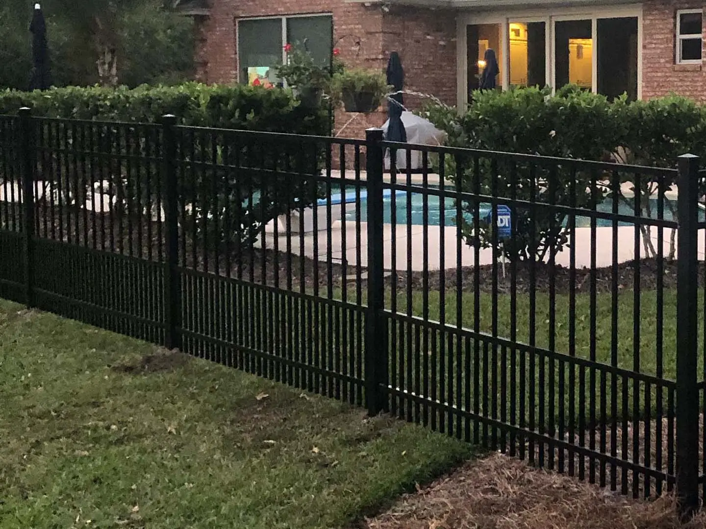 Aluminum fence southeast georgia fence company