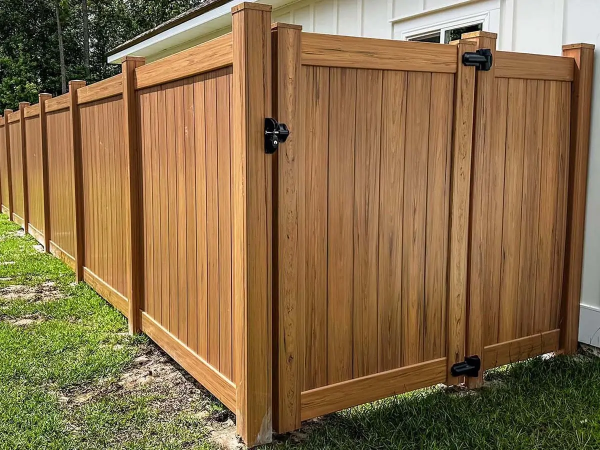 Vinyl fence southeast georgia fence company