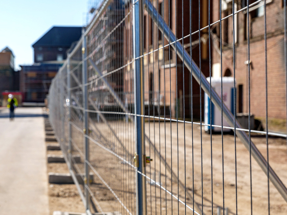 Temporary fences panels in Southeast Georgia