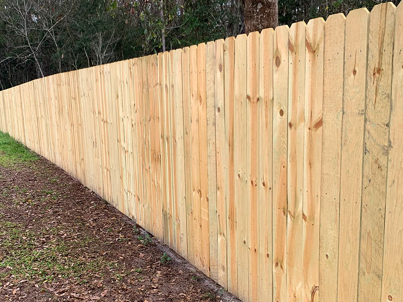 Wood Fences in Southeast Georgia