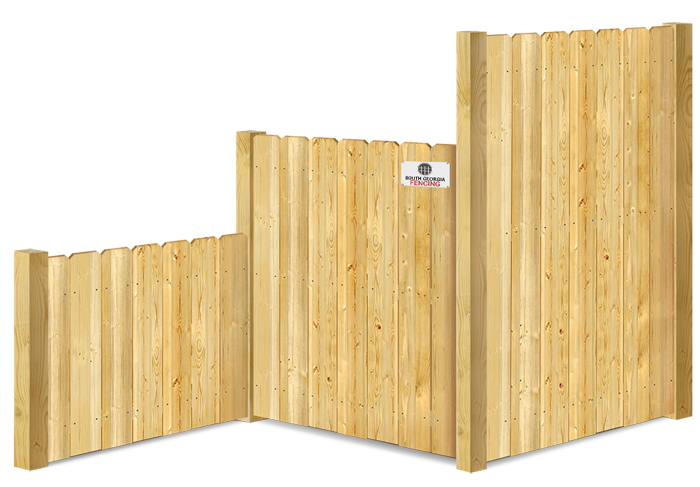 Residential Wood fence height options Southeast Georgia