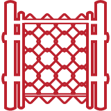 Southeast Georgia fence icon