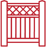 Southeast Georgia fence icon