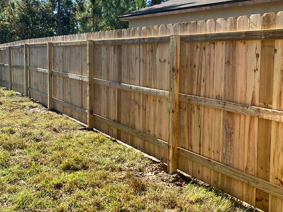 Fernandina Beach Florida wood privacy fencing