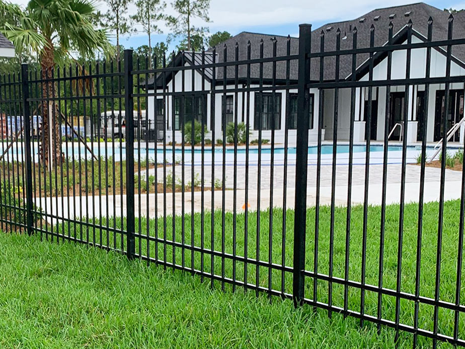 Security Fence Example in North Jacksonville Florida