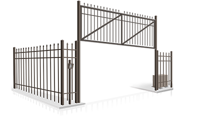 Commercial vertical lift gate installation company in  St. Marys Georgia